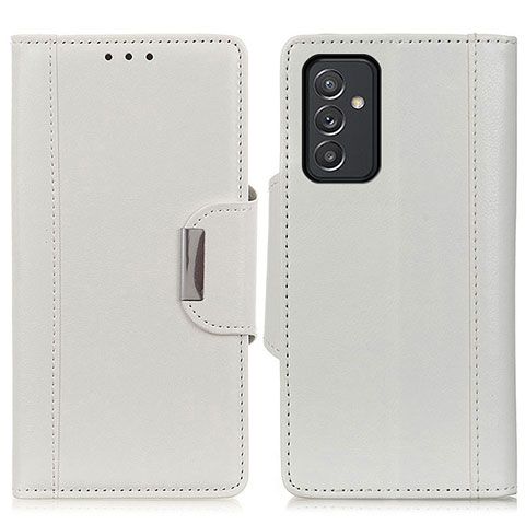 Coque Portefeuille Livre Cuir Etui Clapet M01L pour Samsung Galaxy Quantum2 5G Blanc