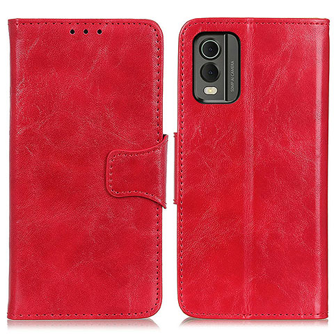 Coque Portefeuille Livre Cuir Etui Clapet M02L pour Nokia C210 Rouge