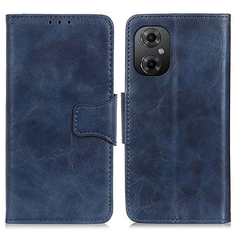 Coque Portefeuille Livre Cuir Etui Clapet M02L pour Xiaomi Redmi Note 11R 5G Bleu