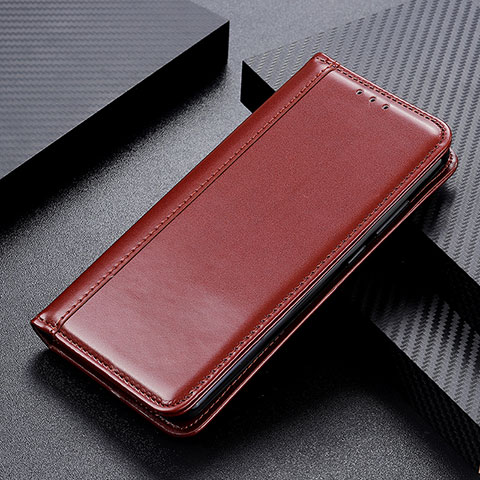 Coque Portefeuille Livre Cuir Etui Clapet M03L pour Motorola Moto G20 Marron