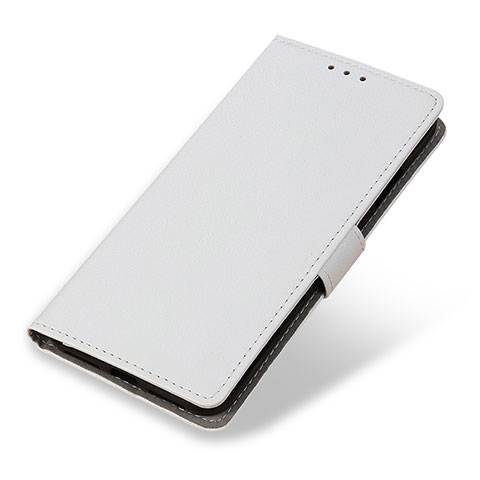 Coque Portefeuille Livre Cuir Etui Clapet M04L pour Motorola Moto G51 5G Blanc