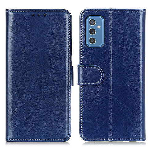 Coque Portefeuille Livre Cuir Etui Clapet M07L pour Samsung Galaxy M52 5G Bleu