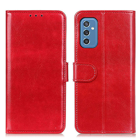 Coque Portefeuille Livre Cuir Etui Clapet M07L pour Samsung Galaxy M52 5G Rouge