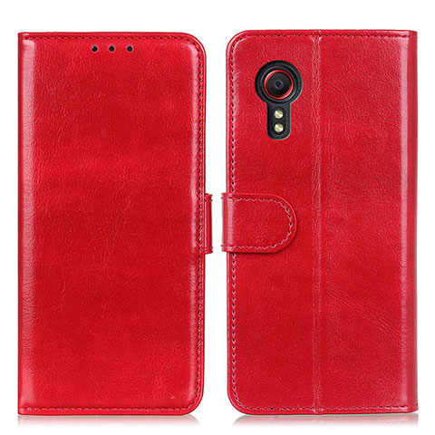 Coque Portefeuille Livre Cuir Etui Clapet M07L pour Samsung Galaxy XCover 5 SM-G525F Rouge
