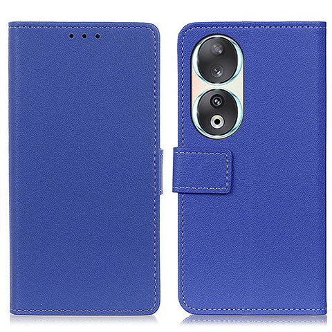 Coque Portefeuille Livre Cuir Etui Clapet M08L pour Huawei Honor 90 5G Bleu