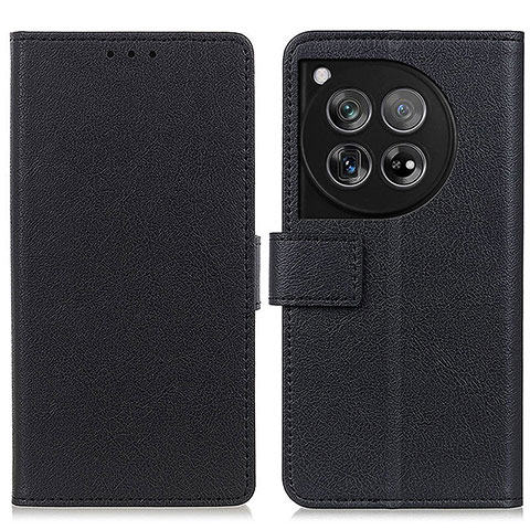 Coque Portefeuille Livre Cuir Etui Clapet M08L pour OnePlus 12 5G Noir