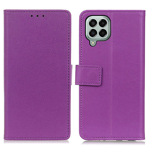 Coque Portefeuille Livre Cuir Etui Clapet M08L pour Samsung Galaxy M33 5G Violet