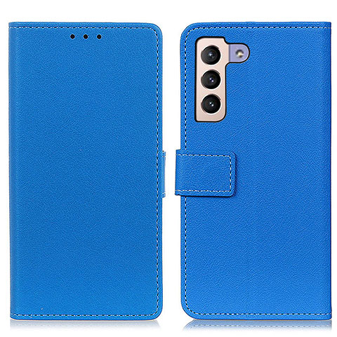 Coque Portefeuille Livre Cuir Etui Clapet M08L pour Samsung Galaxy S23 5G Bleu
