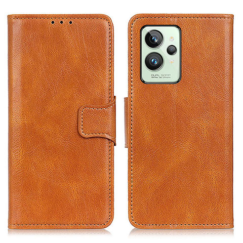 Coque Portefeuille Livre Cuir Etui Clapet M09L pour Realme GT2 Pro 5G Marron