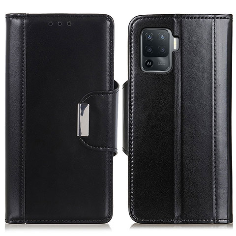 Coque Portefeuille Livre Cuir Etui Clapet M13L pour Oppo A94 4G Noir
