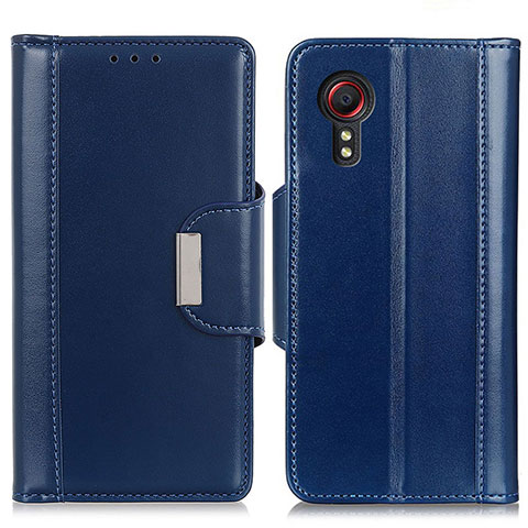 Coque Portefeuille Livre Cuir Etui Clapet M13L pour Samsung Galaxy XCover 5 SM-G525F Bleu