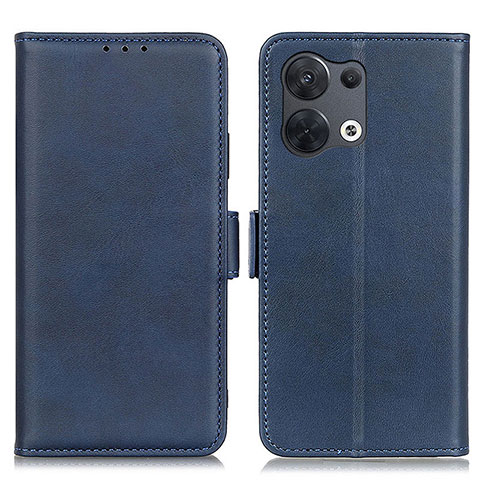 Coque Portefeuille Livre Cuir Etui Clapet M15L pour Oppo Reno9 Pro+ Plus 5G Bleu