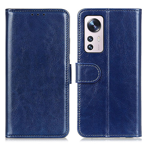 Coque Portefeuille Livre Cuir Etui Clapet M15L pour Xiaomi Mi 12S 5G Bleu