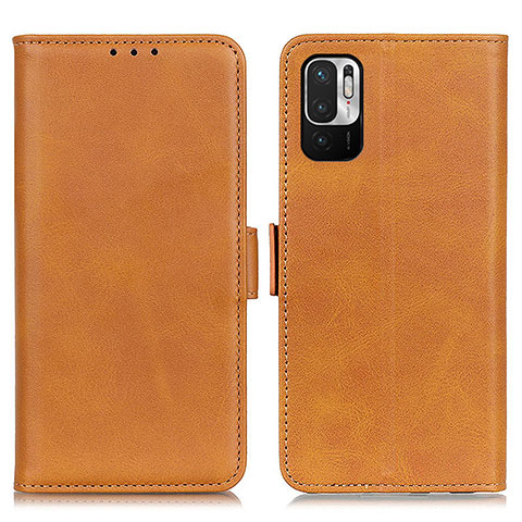 Coque Portefeuille Livre Cuir Etui Clapet M15L pour Xiaomi Redmi Note 10 JE 5G Brun Clair