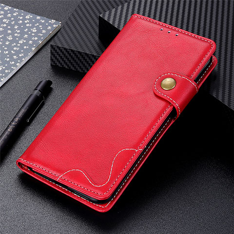 Coque Portefeuille Livre Cuir Etui Clapet N01 pour Huawei P40 Pro+ Plus Rouge