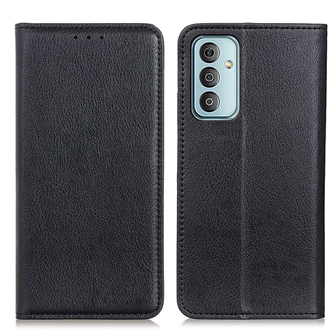Coque Portefeuille Livre Cuir Etui Clapet N01P pour Samsung Galaxy M13 4G Noir