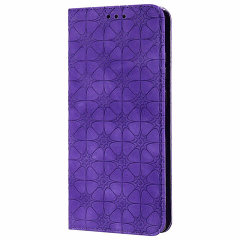 Coque Portefeuille Livre Cuir Etui Clapet N06 pour Samsung Galaxy Note 20 5G Violet