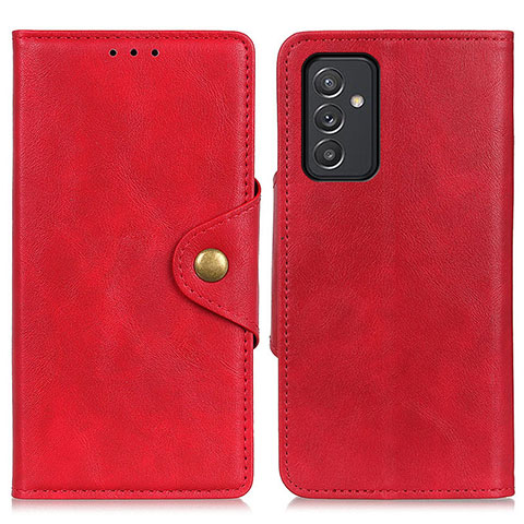 Coque Portefeuille Livre Cuir Etui Clapet N06P pour Samsung Galaxy A05s Rouge