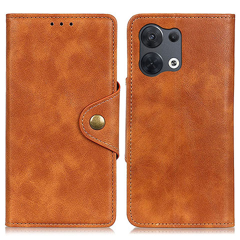 Coque Portefeuille Livre Cuir Etui Clapet N06P pour Xiaomi Redmi Note 13 5G Marron