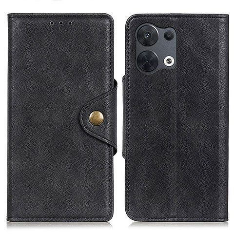 Coque Portefeuille Livre Cuir Etui Clapet N06P pour Xiaomi Redmi Note 13 5G Noir