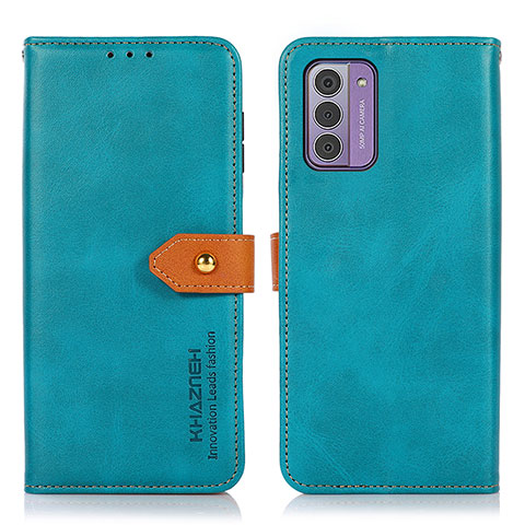 Coque Portefeuille Livre Cuir Etui Clapet N07P pour Nokia G42 5G Cyan