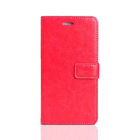 Coque Portefeuille Livre Cuir Etui Clapet pour Huawei Enjoy 8e Lite Rouge