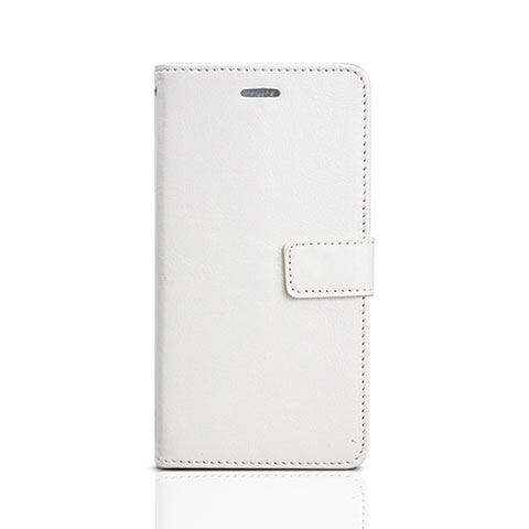 Coque Portefeuille Livre Cuir Etui Clapet pour Huawei Y5 (2018) Blanc