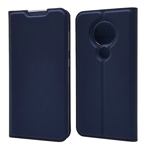 Coque Portefeuille Livre Cuir Etui Clapet pour Nokia 7.2 Bleu