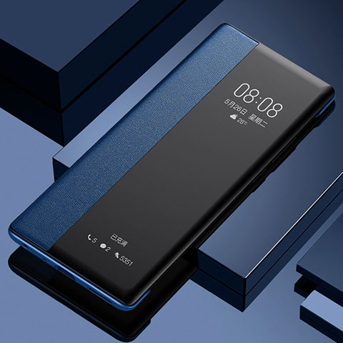 Coque Portefeuille Livre Cuir Etui Clapet pour OnePlus 10 Pro 5G Bleu