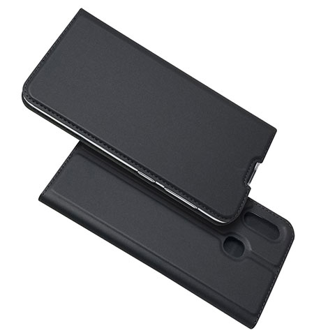 Coque Portefeuille Livre Cuir Etui Clapet pour Samsung Galaxy A30 Noir