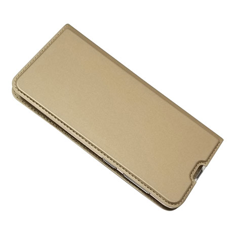 Coque Portefeuille Livre Cuir Etui Clapet pour Samsung Galaxy A50 Or