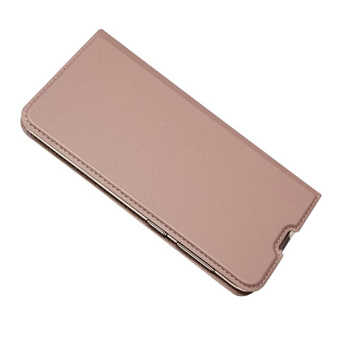 Coque Portefeuille Livre Cuir Etui Clapet pour Samsung Galaxy A50 Or Rose