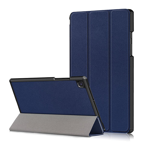 Coque Portefeuille Livre Cuir Etui Clapet pour Samsung Galaxy Tab A7 Wi-Fi 10.4 SM-T500 Bleu