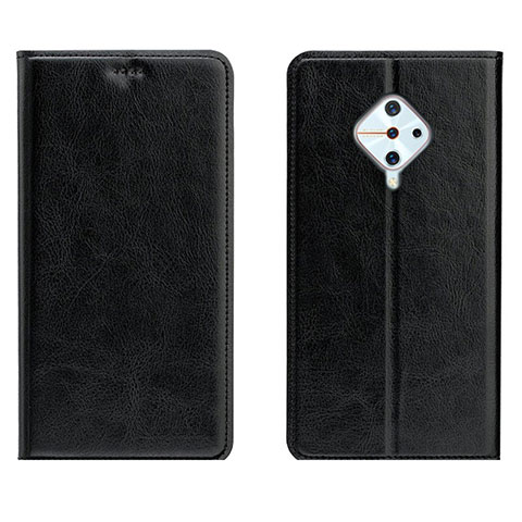 Coque Portefeuille Livre Cuir Etui Clapet pour Vivo X50 Lite Noir