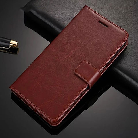 Coque Portefeuille Livre Cuir Etui Clapet pour Xiaomi Redmi K30 5G Marron