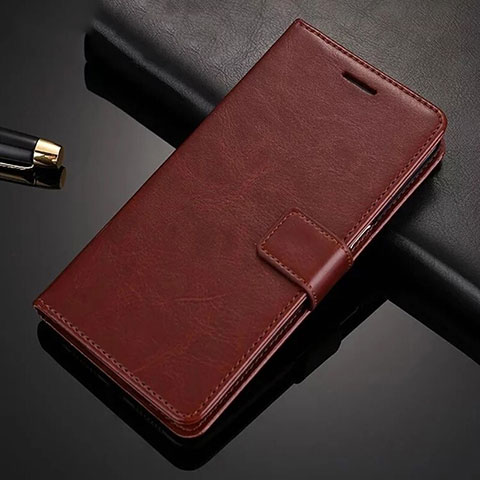 Coque Portefeuille Livre Cuir Etui Clapet pour Xiaomi Redmi Note 8 Pro Marron