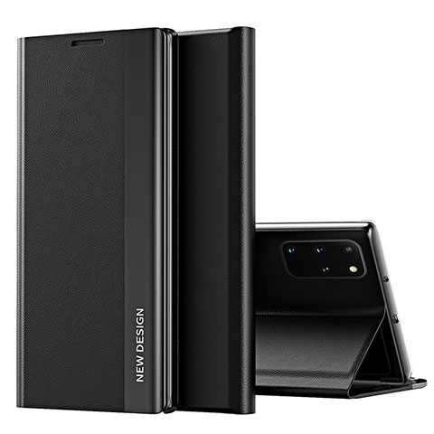 Coque Portefeuille Livre Cuir Etui Clapet QH1 pour Samsung Galaxy S20 Plus 5G Noir