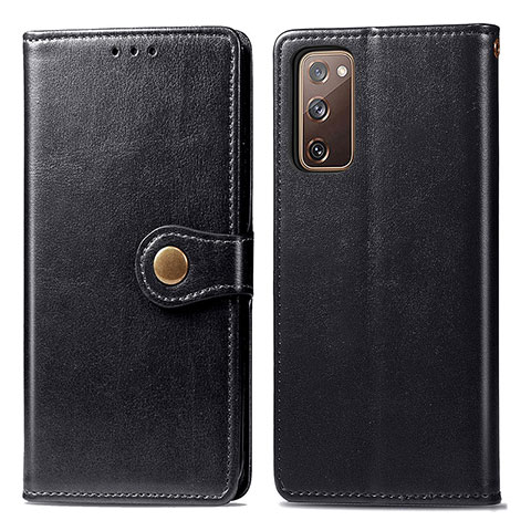 Coque Portefeuille Livre Cuir Etui Clapet S05D pour Samsung Galaxy S20 FE (2022) 5G Noir