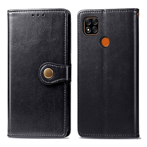 Coque Portefeuille Livre Cuir Etui Clapet S05D pour Xiaomi Redmi 9C Noir