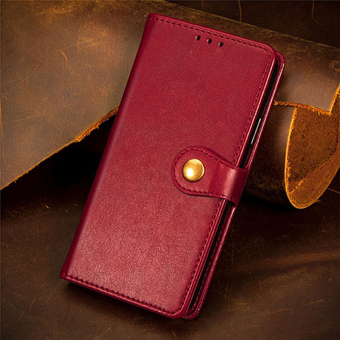 Coque Portefeuille Livre Cuir Etui Clapet S09D pour Samsung Galaxy S22 Ultra 5G Rouge