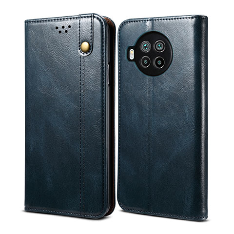 Coque Portefeuille Livre Cuir Etui Clapet T01 pour Xiaomi Mi 10T Lite 5G Bleu
