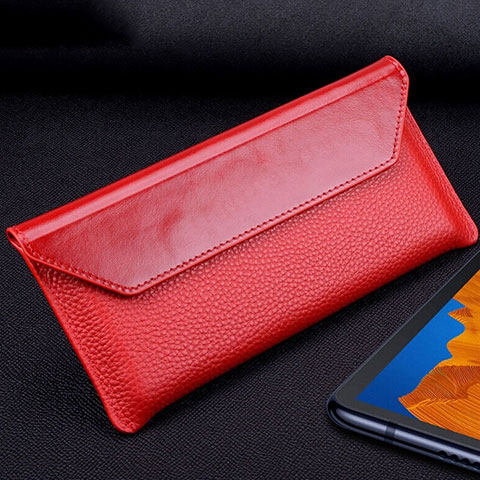 Coque Portefeuille Livre Cuir Etui Clapet T02 pour Huawei Mate Xs 5G Rouge