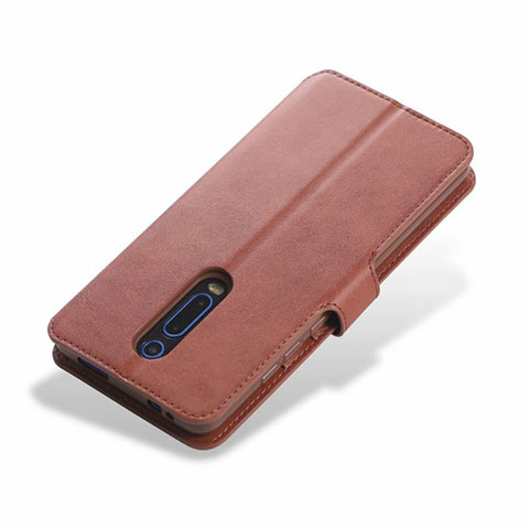 Coque Portefeuille Livre Cuir Etui Clapet T03 pour Xiaomi Redmi K20 Marron