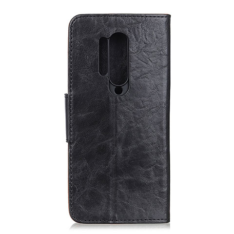 Coque Portefeuille Livre Cuir Etui Clapet T04 pour OnePlus 8 Pro Noir