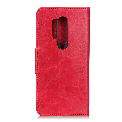 Coque Portefeuille Livre Cuir Etui Clapet T04 pour OnePlus 8 Pro Rouge