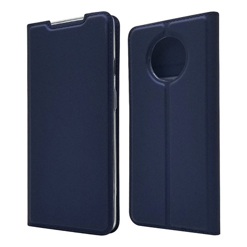 Coque Portefeuille Livre Cuir Etui Clapet T06 pour OnePlus 7T Bleu