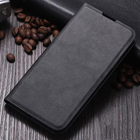 Coque Portefeuille Livre Cuir Etui Clapet T06 pour Samsung Galaxy Note 10 Plus Noir