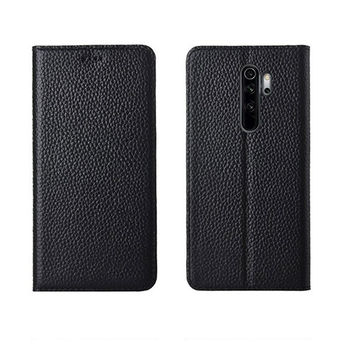 Coque Portefeuille Livre Cuir Etui Clapet T08 pour Xiaomi Redmi Note 8 Pro Noir