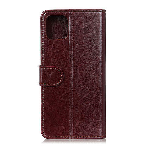 Coque Portefeuille Livre Cuir Etui Clapet T11 pour Xiaomi Mi 11 Lite 4G Marron