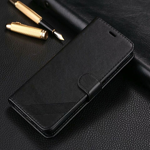 Coque Portefeuille Livre Cuir Etui Clapet T14 pour Xiaomi Redmi Note 8 Pro Noir